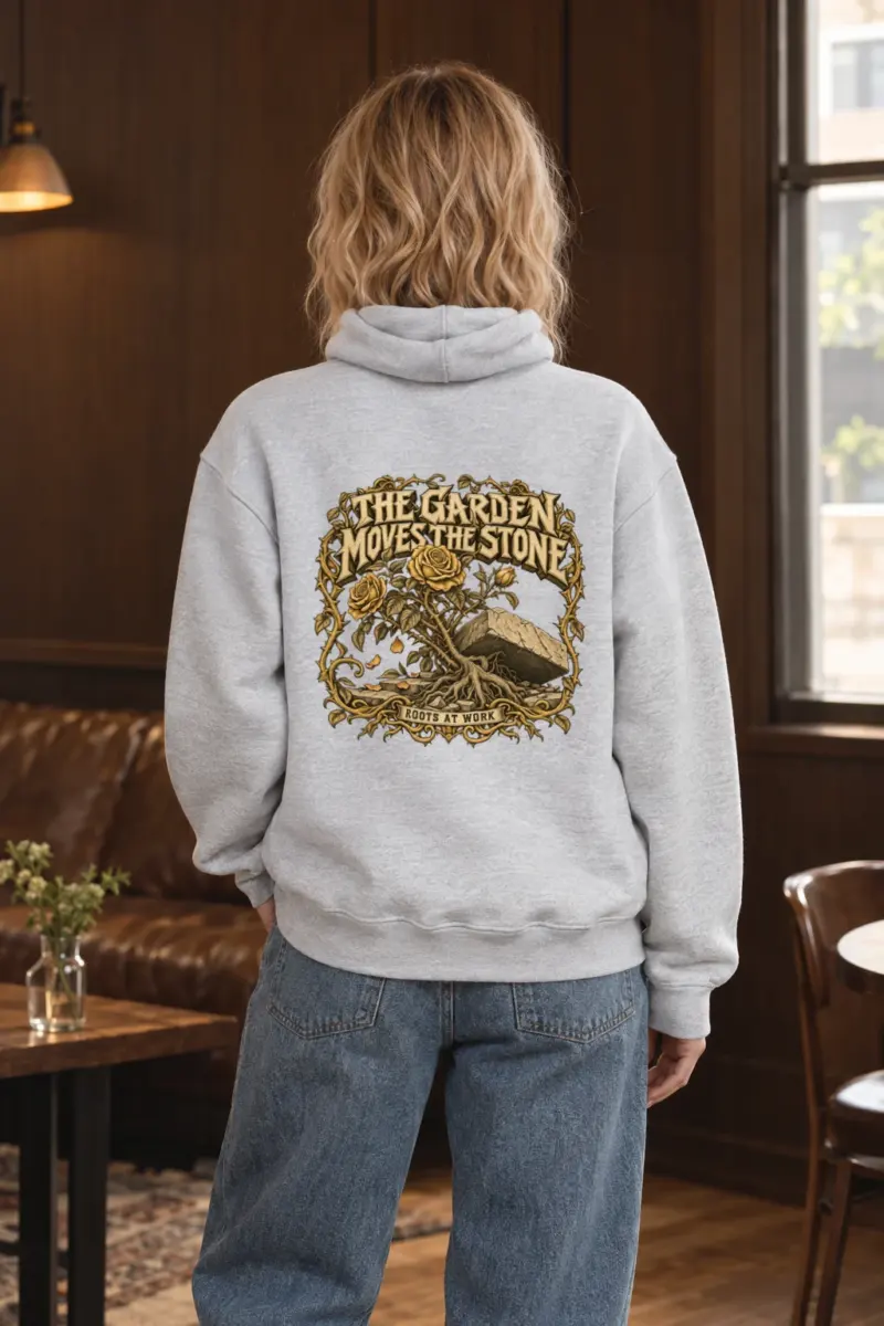 "The Garden Moves the Stone" Heavy Blend Unisex Pullover Hoodie