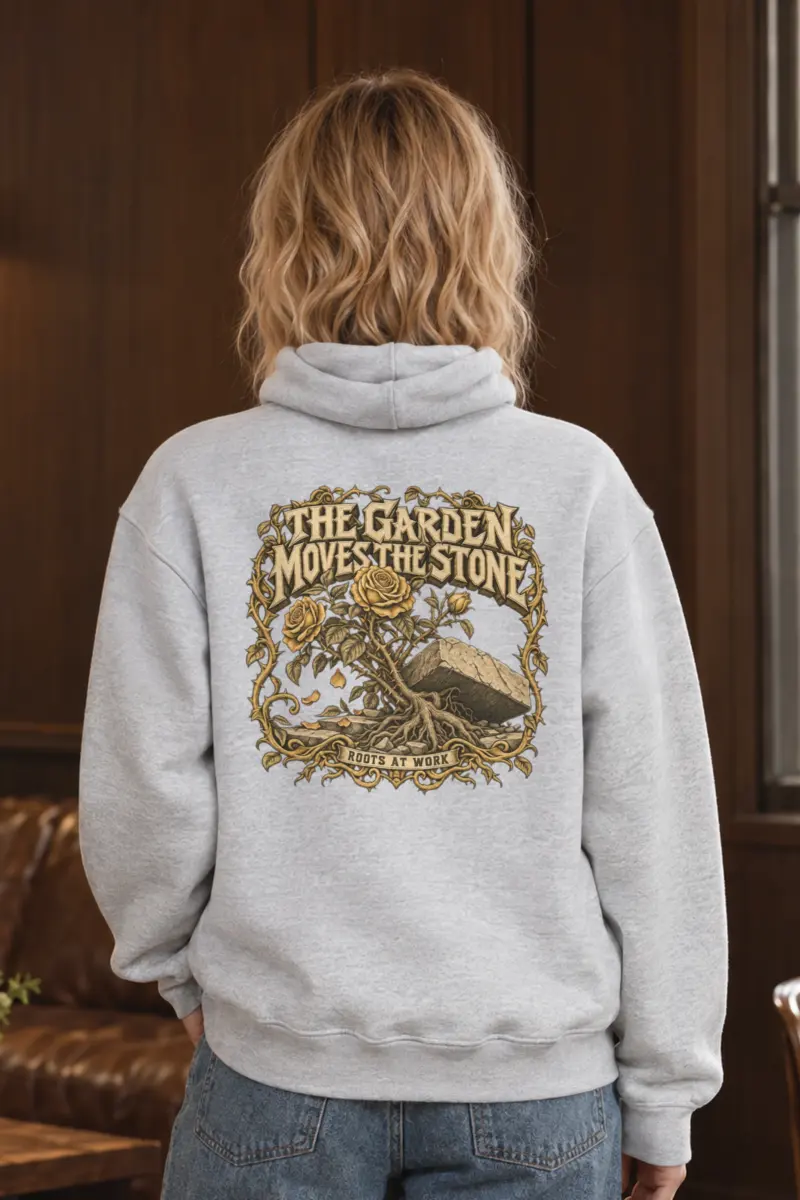 "The Garden Moves the Stone" Heavy Blend Unisex Pullover Hoodie