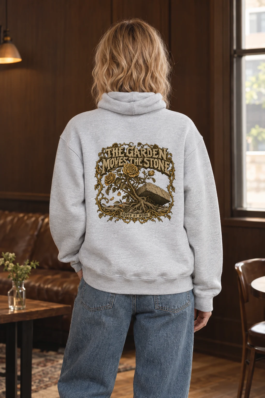 "The Garden Moves the Stone" Heavy Blend Unisex Pullover Hoodie