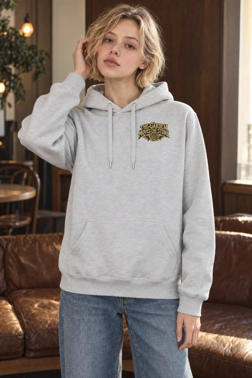 "The Garden Moves the Stone" Heavy Blend Unisex Pullover Hoodie