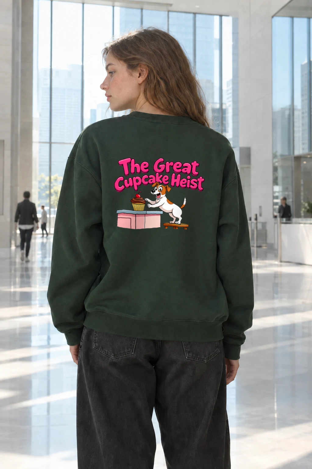 "The Great Cupcake Heist" Heavy Blend Unisex Crewneck Sweatshirt | Gildan 18000