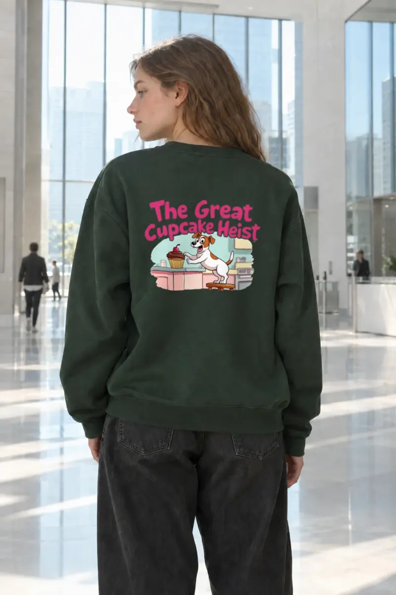 "The Great Cupcake Heist" Heavy Blend Unisex Crewneck Sweatshirt | Gildan 18000