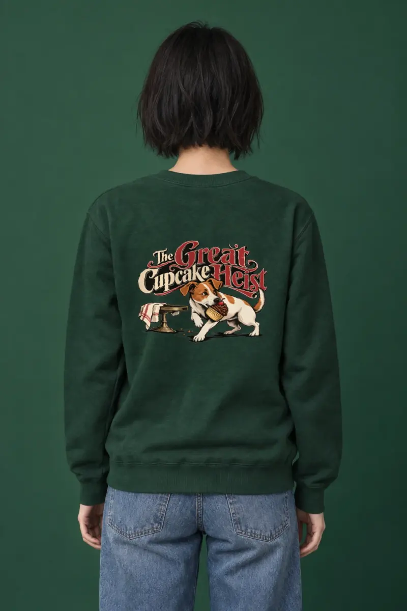 "The Great Cupcake Heist" Heavy Blend Unisex Crewneck Sweatshirt