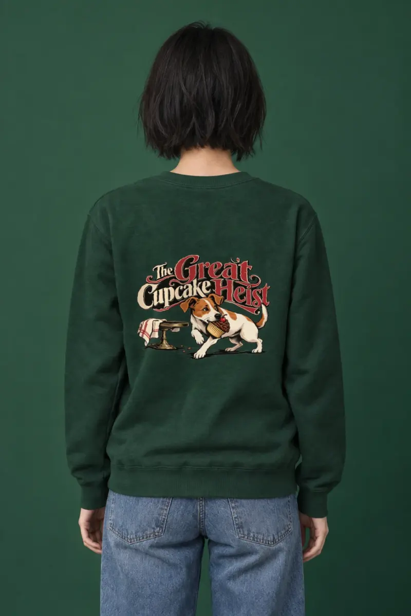 "The Great Cupcake Heist" Heavy Blend Unisex Crewneck Sweatshirt
