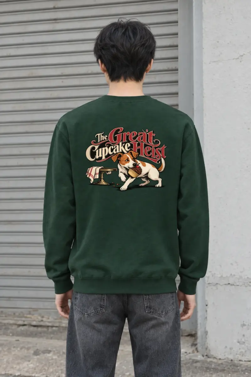 "The Great Cupcake Heist" Heavy Blend Unisex Crewneck Sweatshirt