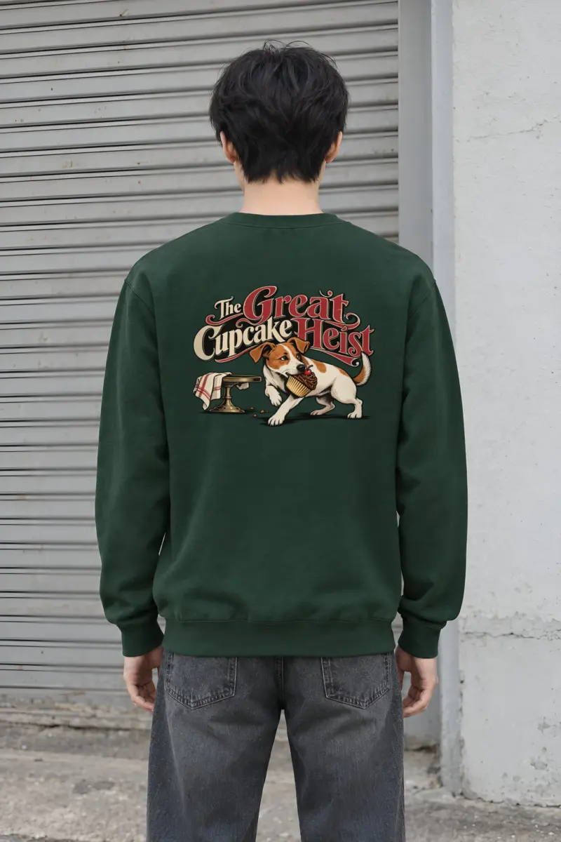 "The Great Cupcake Heist" Heavy Blend Unisex Crewneck Sweatshirt