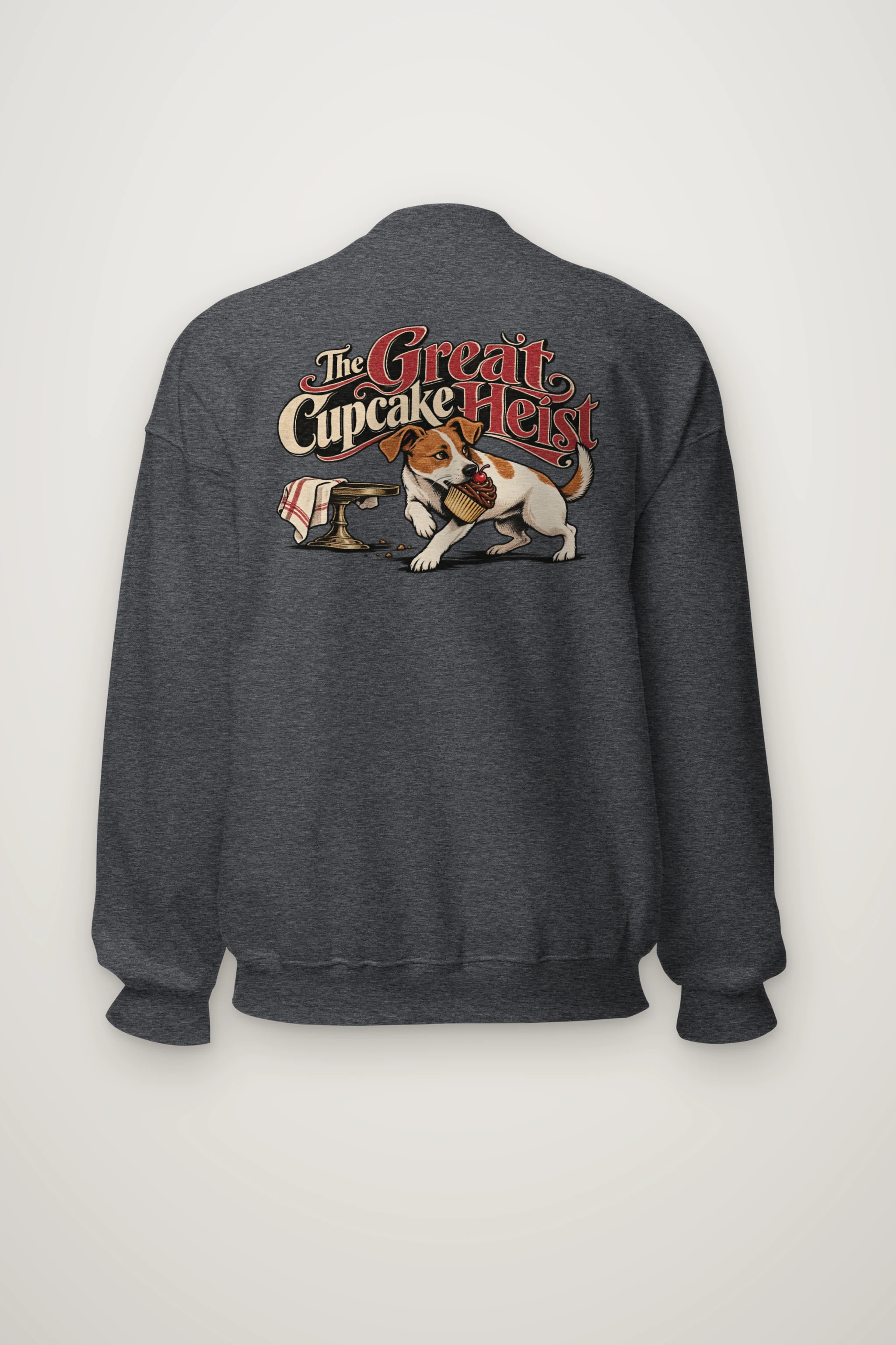 "The Great Cupcake Heist" Heavy Blend Unisex Crewneck Sweatshirt