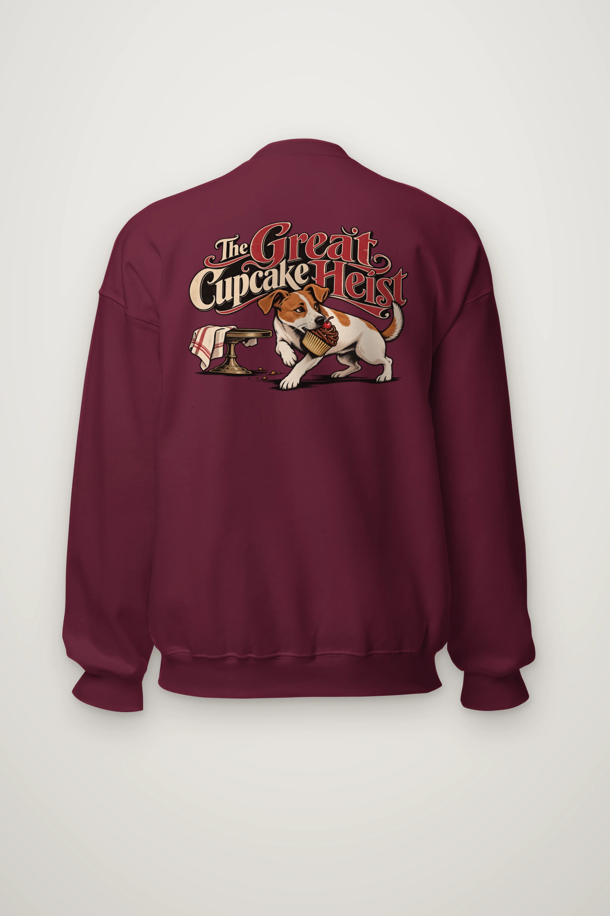 "The Great Cupcake Heist" Heavy Blend Unisex Crewneck Sweatshirt