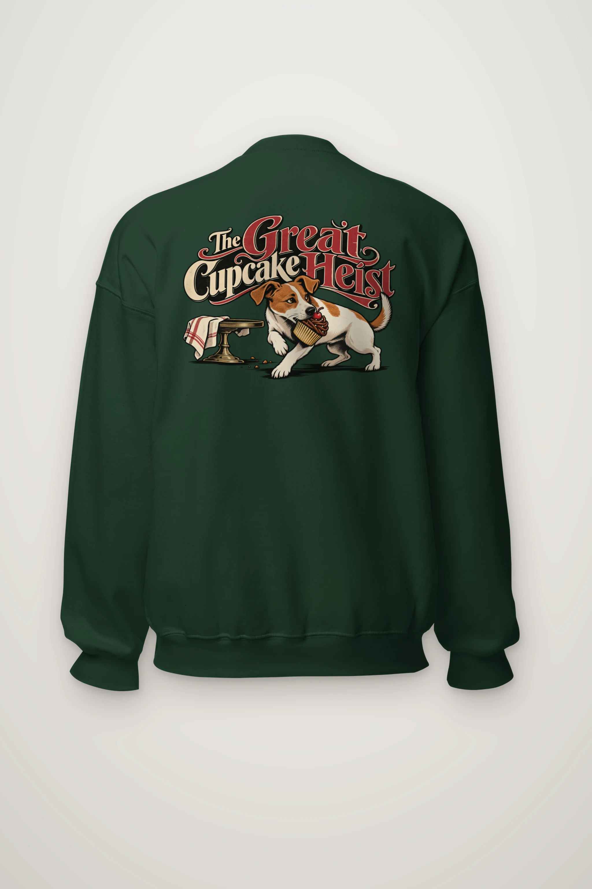 "The Great Cupcake Heist" Heavy Blend Unisex Crewneck Sweatshirt