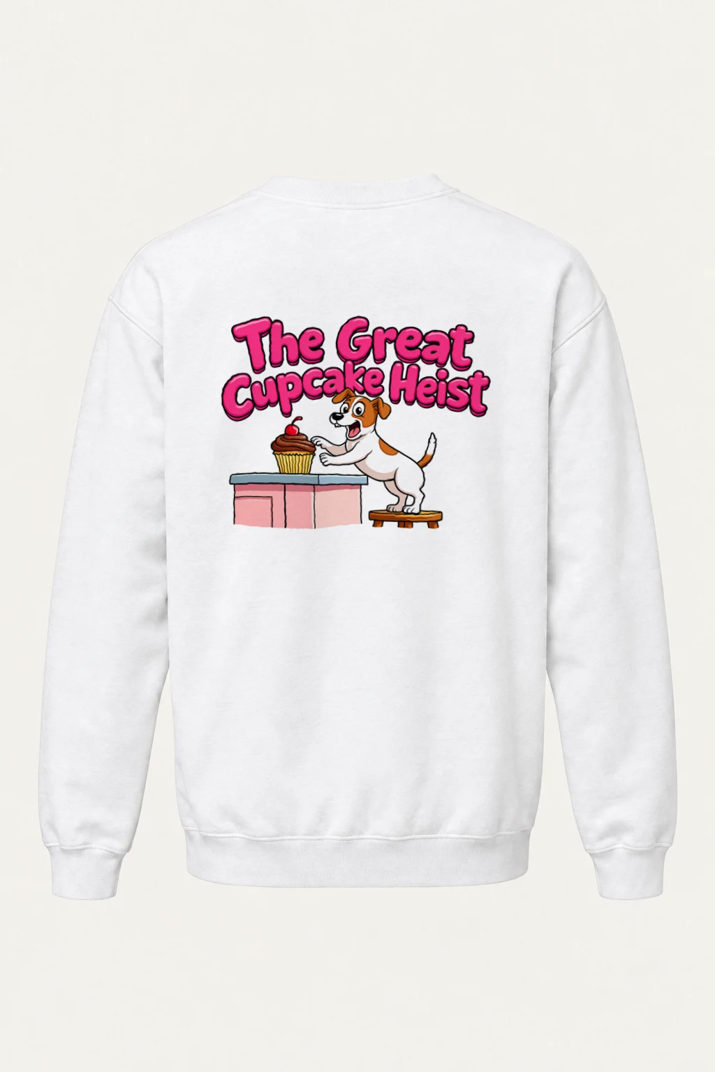 "The Great Cupcake Heist" Heavy Blend Unisex Crewneck Sweatshirt | Gildan 18000