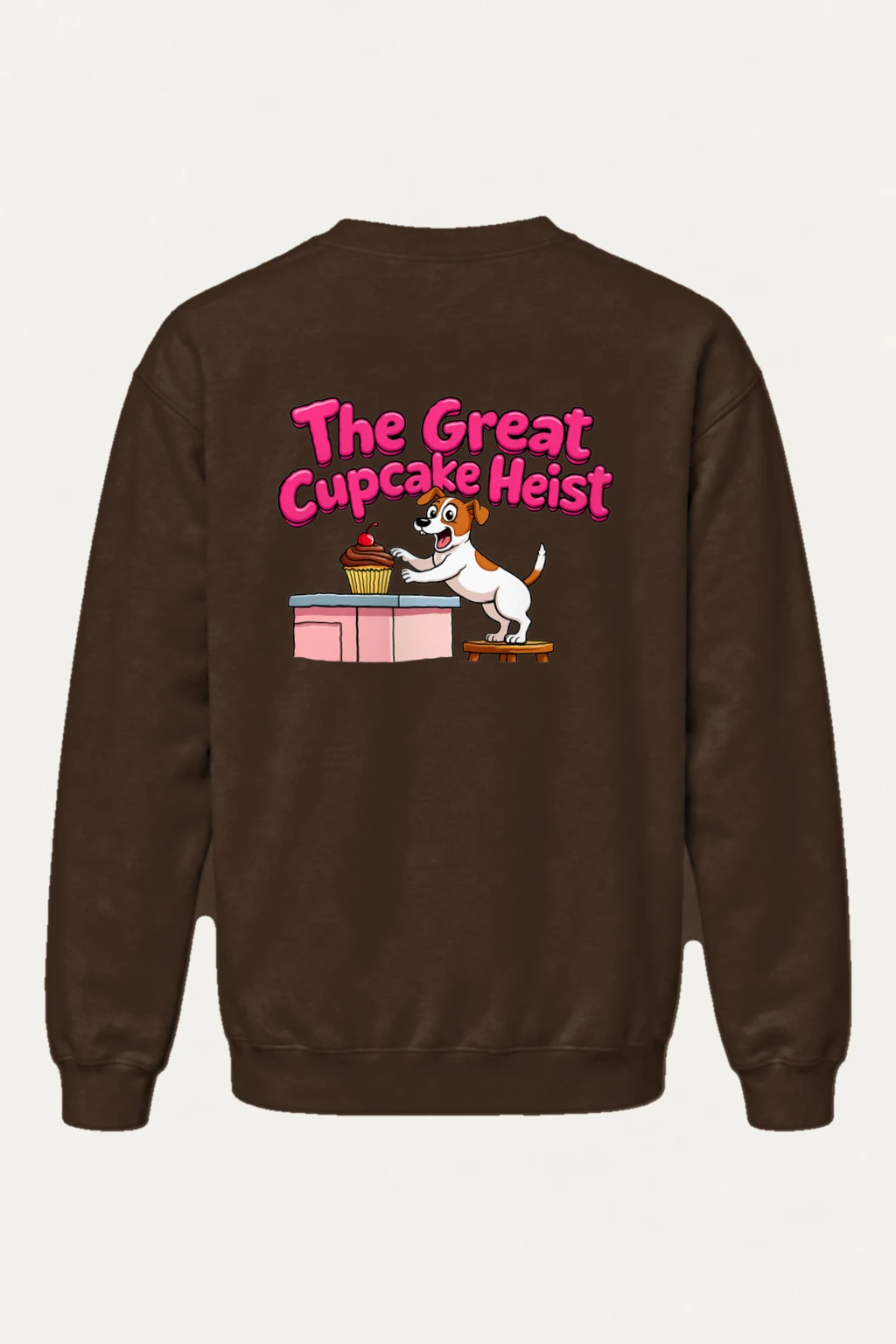 "The Great Cupcake Heist" Heavy Blend Unisex Crewneck Sweatshirt | Gildan 18000