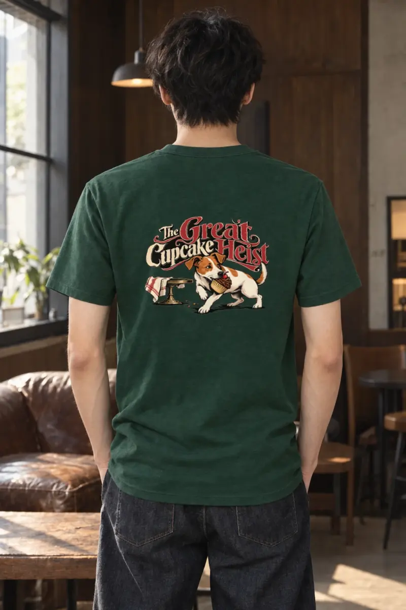 "The Great Cupcake Heist" Heavyweight Unisex Crewneck T-shirt