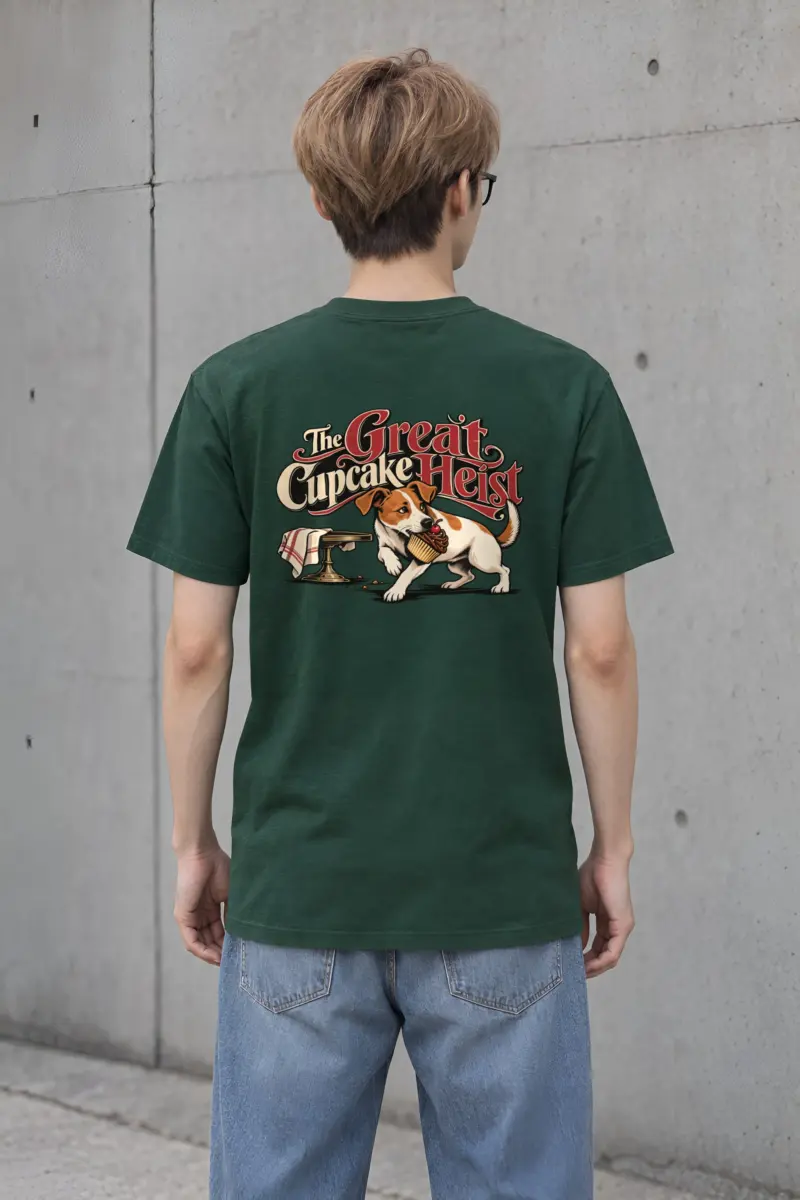 "The Great Cupcake Heist" Heavyweight Unisex Crewneck T-shirt