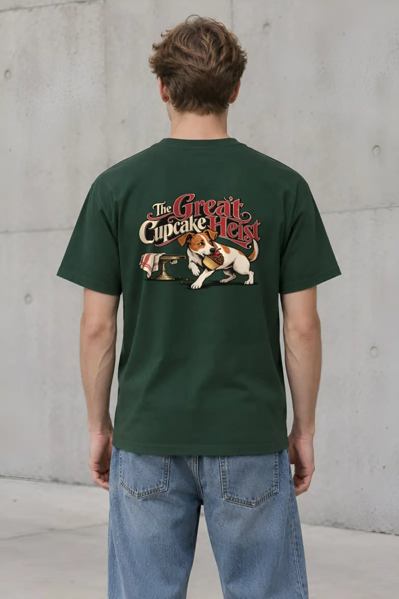 "The Great Cupcake Heist" Heavyweight Unisex Crewneck T-shirt
