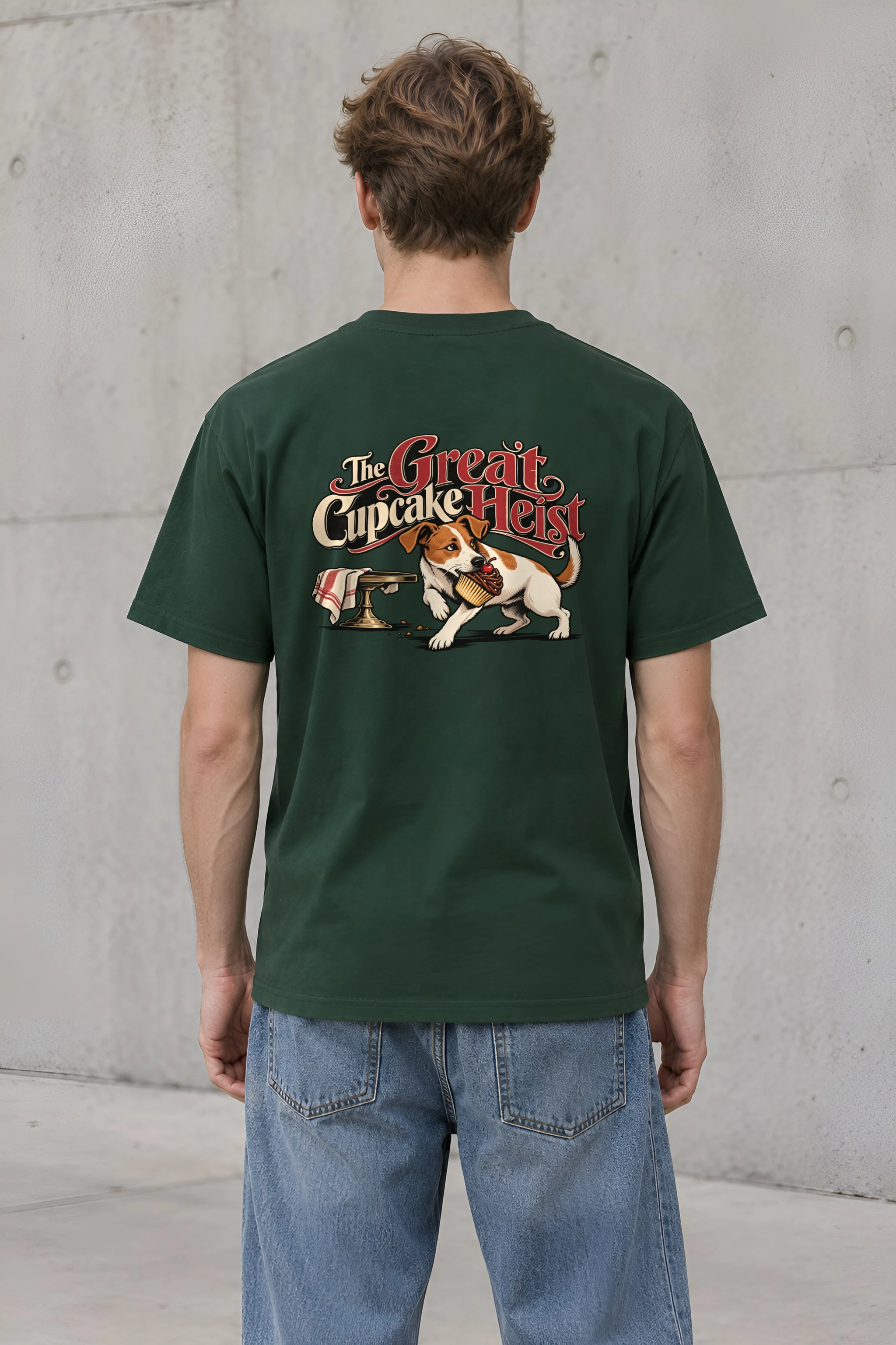 "The Great Cupcake Heist" Heavyweight Unisex Crewneck T-shirt