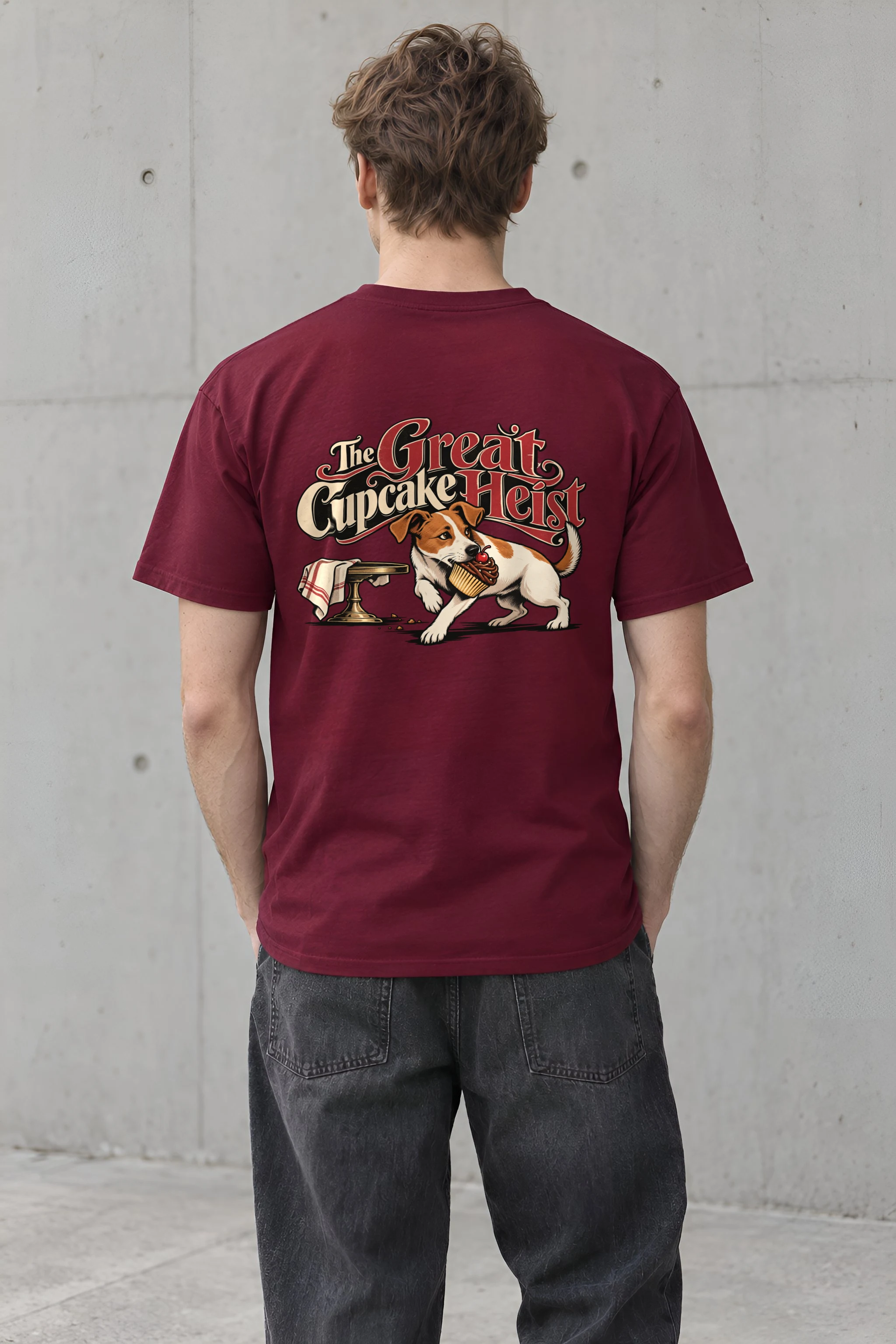 "The Great Cupcake Heist" Heavyweight Unisex Crewneck T-shirt