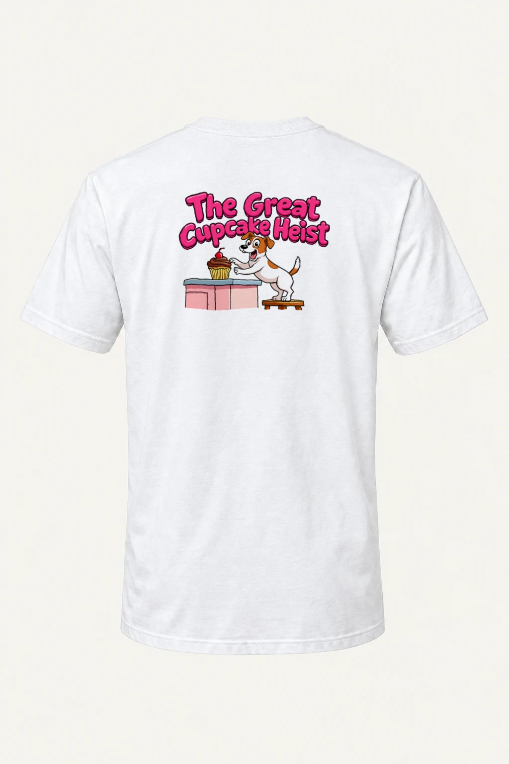 "The Great Cupcake Heist" Heavyweight Unisex Crewneck T-shirt | Gildan 5000