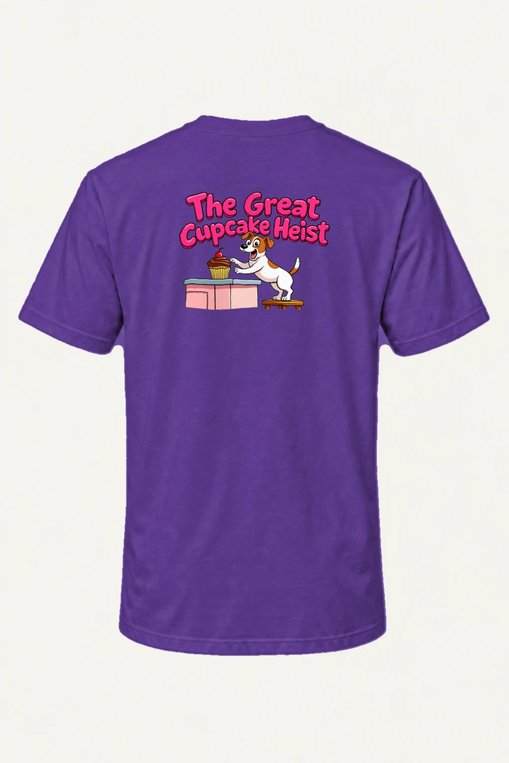 "The Great Cupcake Heist" Heavyweight Unisex Crewneck T-shirt | Gildan 5000