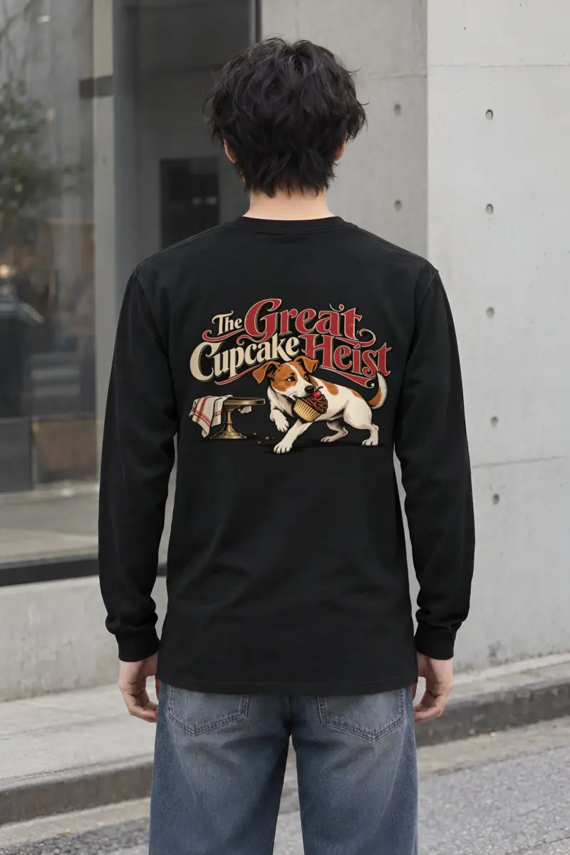 "The Great Cupcake Heist" Unisex Longsleeve T-shirt
