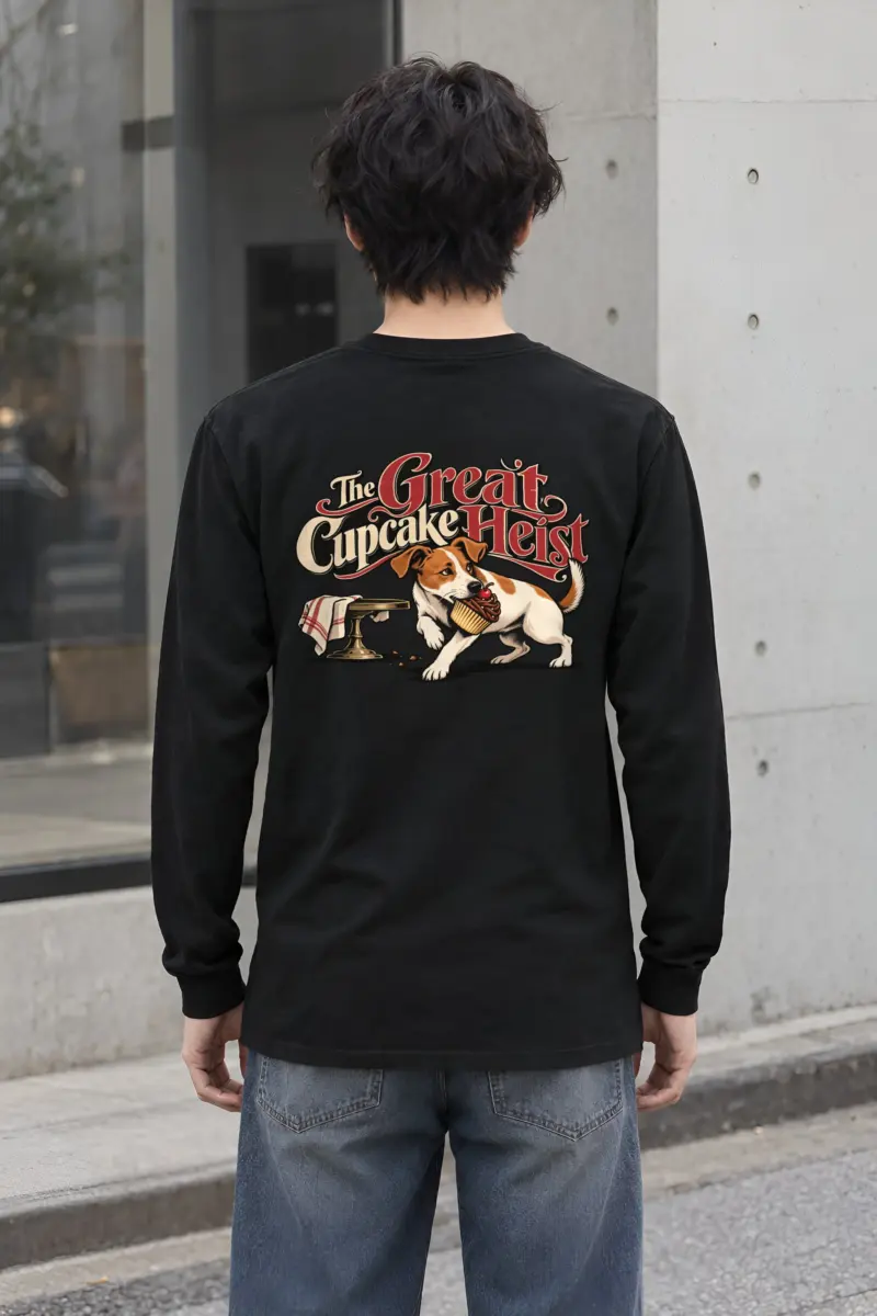 "The Great Cupcake Heist" Unisex Longsleeve T-shirt
