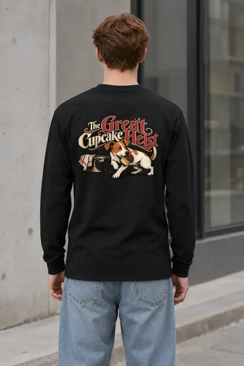 "The Great Cupcake Heist" Unisex Longsleeve T-shirt