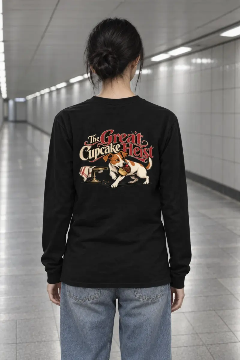 "The Great Cupcake Heist" Unisex Longsleeve T-shirt