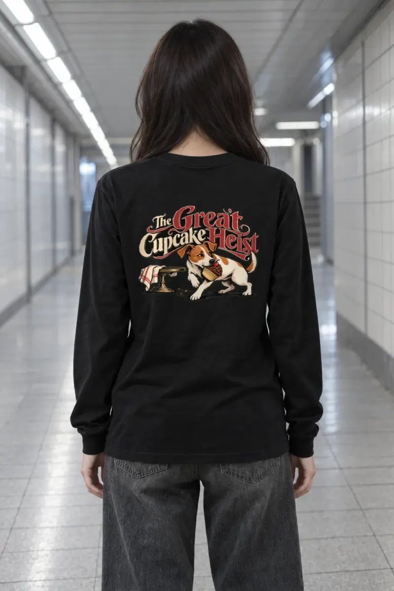 "The Great Cupcake Heist" Unisex Longsleeve T-shirt | Gildan 2400