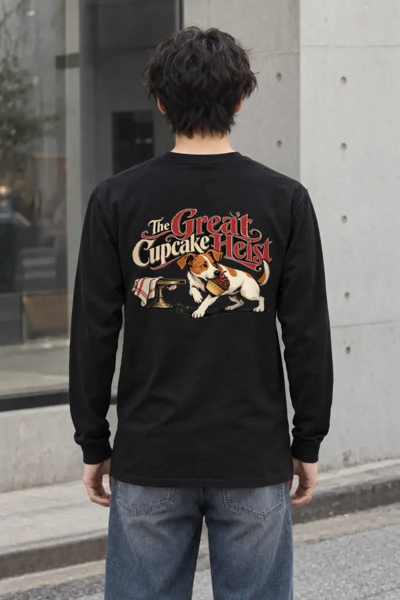 "The Great Cupcake Heist" Unisex Longsleeve T-shirt