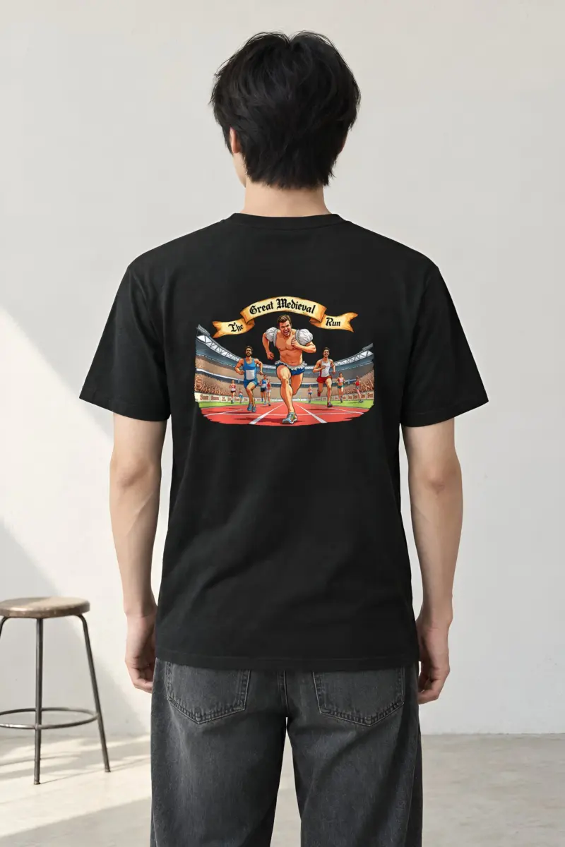 "The Great Medieval Run" Heavyweight Unisex Crewneck T-shirt