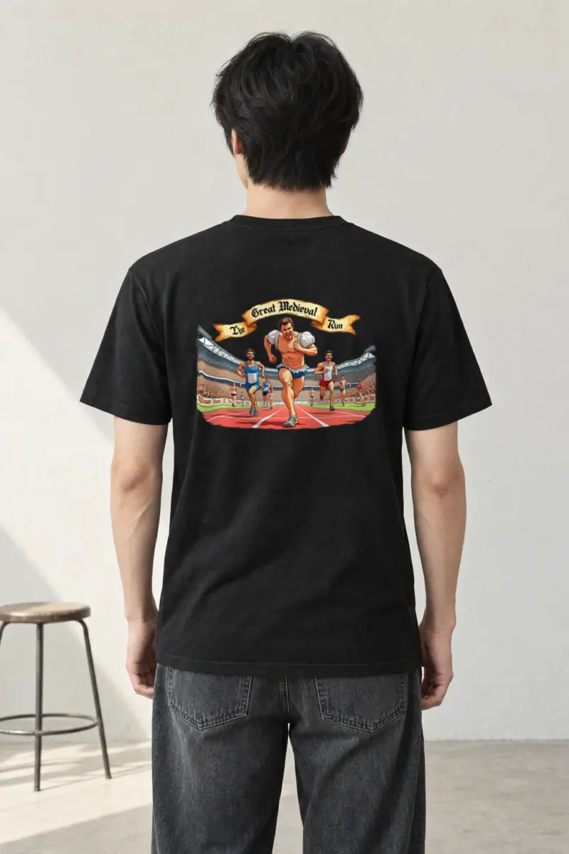"The Great Medieval Run" Heavyweight Unisex Crewneck T-shirt