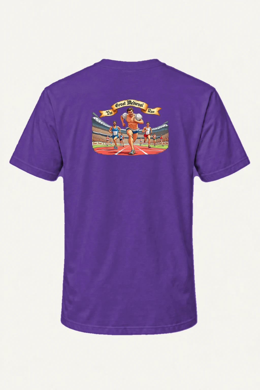 "The Great Medieval Run" Heavyweight Unisex Crewneck T-shirt | Gildan 5000