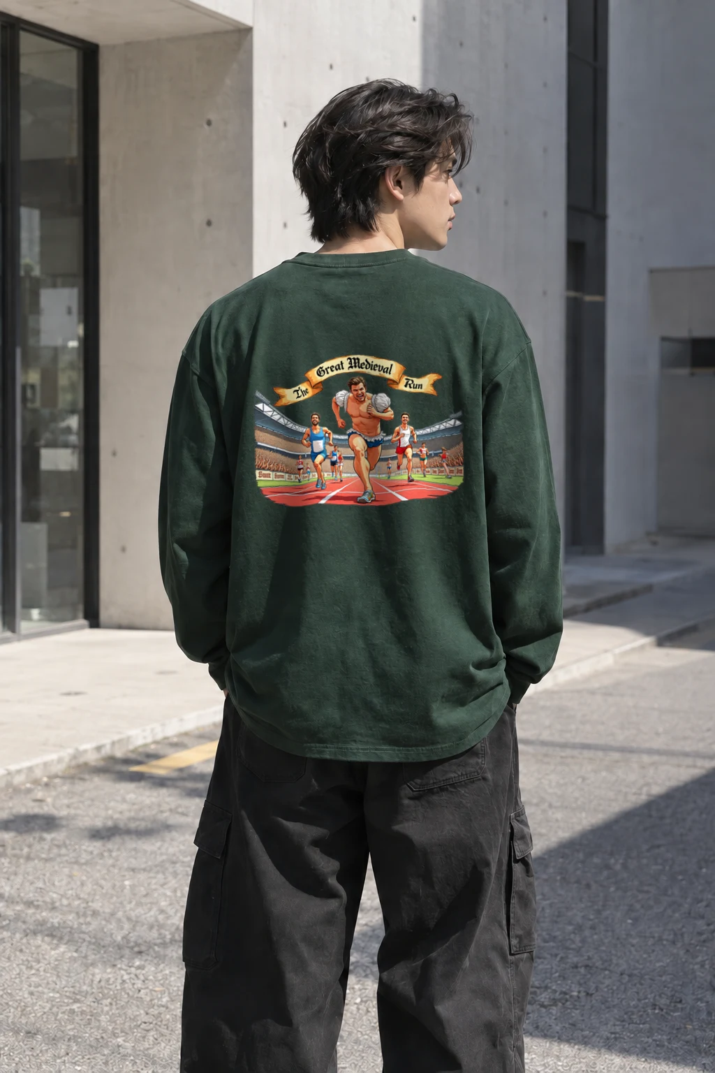 "The Great Medieval Run" Unisex Longsleeve T-shirt | Gildan 2400