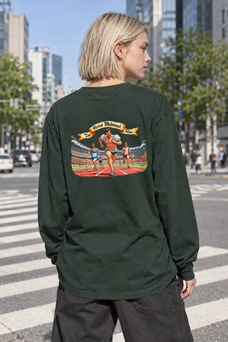 "The Great Medieval Run" Unisex Longsleeve T-shirt | Gildan 2400