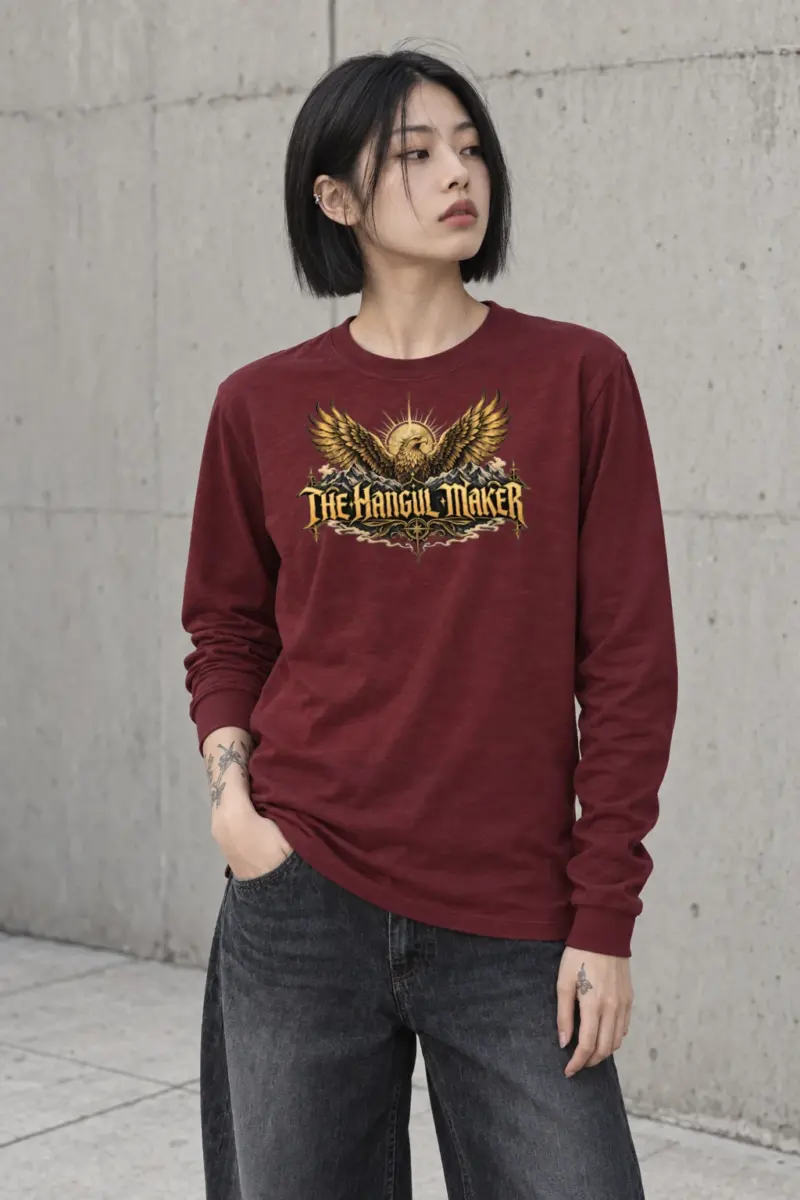 "The Hangul Maker" Unisex Longsleeve T-shirt