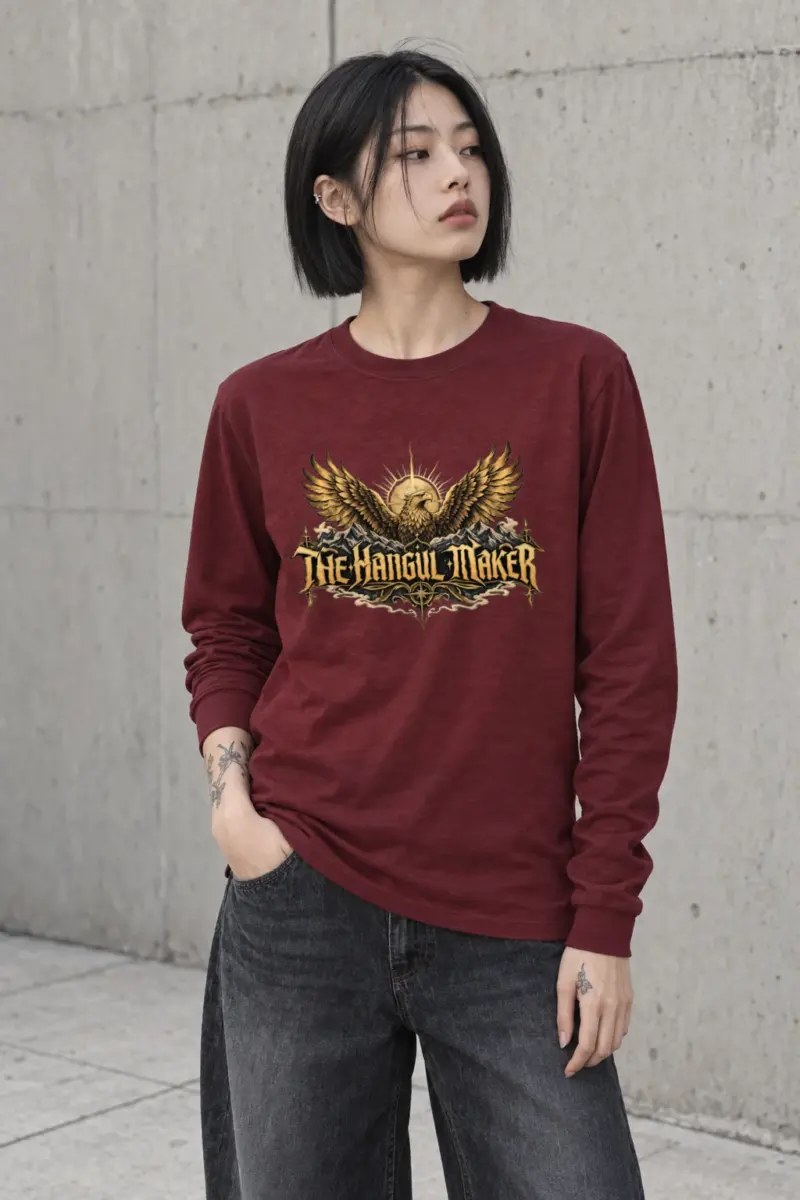 "The Hangul Maker" Unisex Longsleeve T-shirt