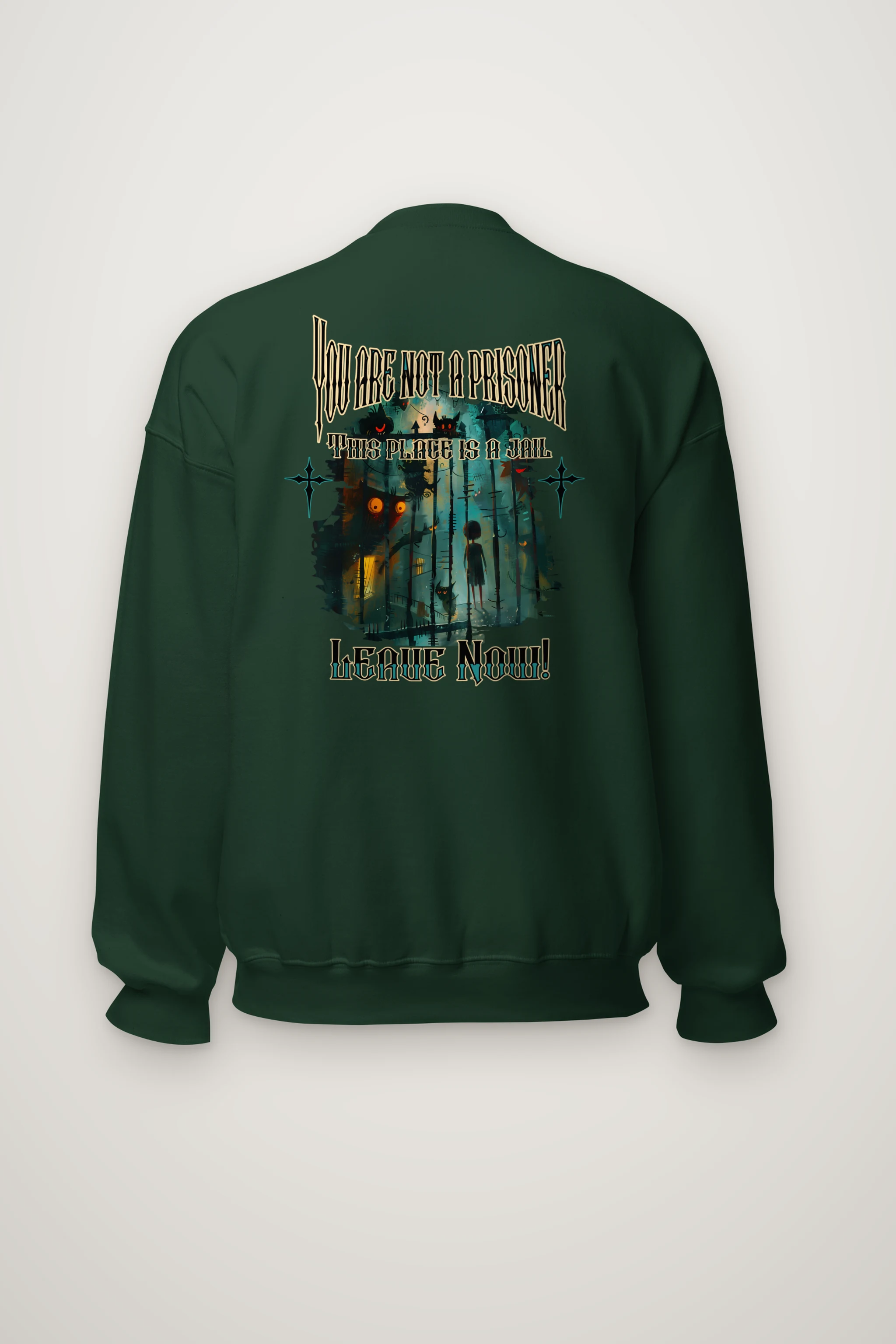 "The Jail Beyond" Heavy Blend Unisex Crewneck Sweatshirt