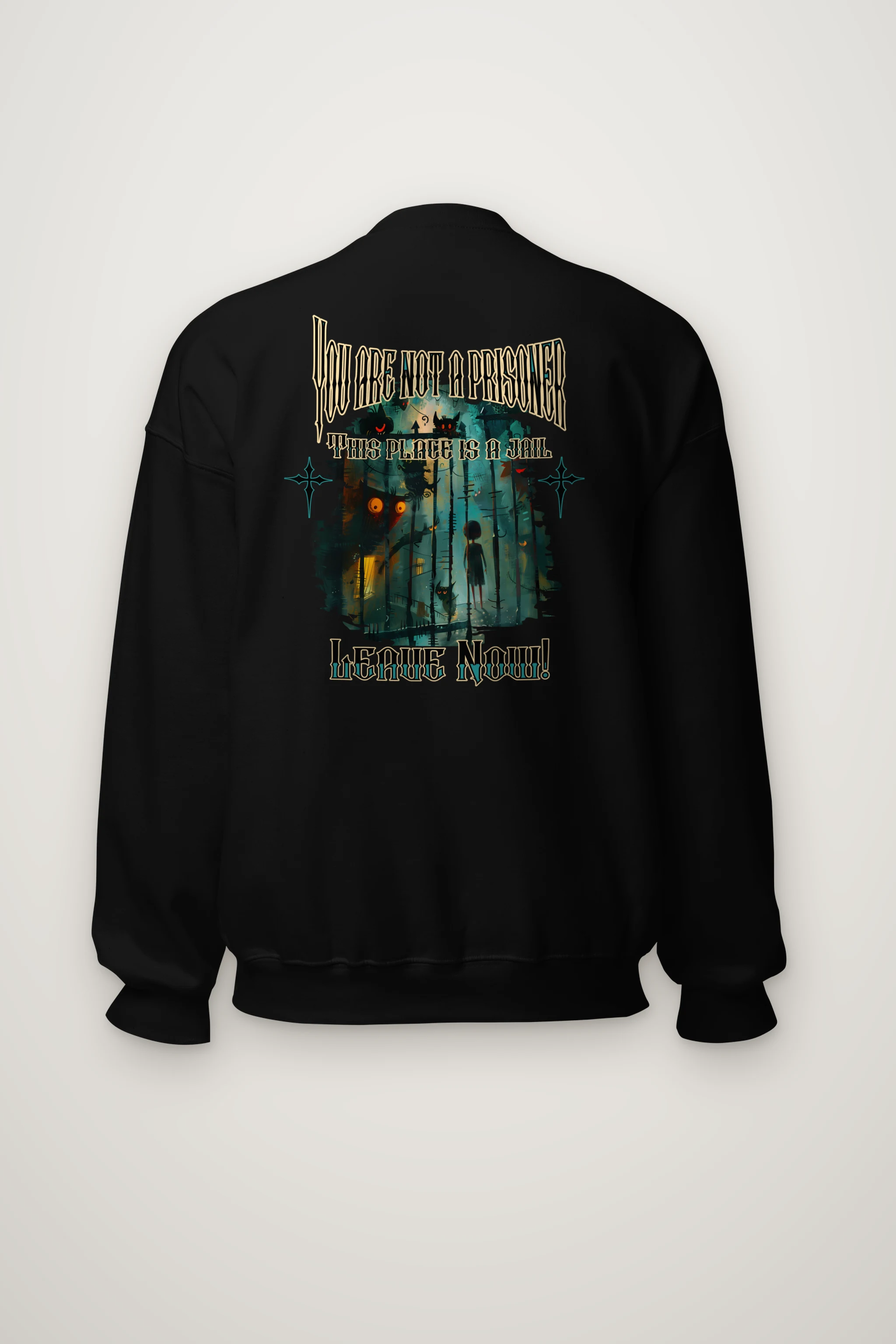 "The Jail Beyond" Heavy Blend Unisex Crewneck Sweatshirt