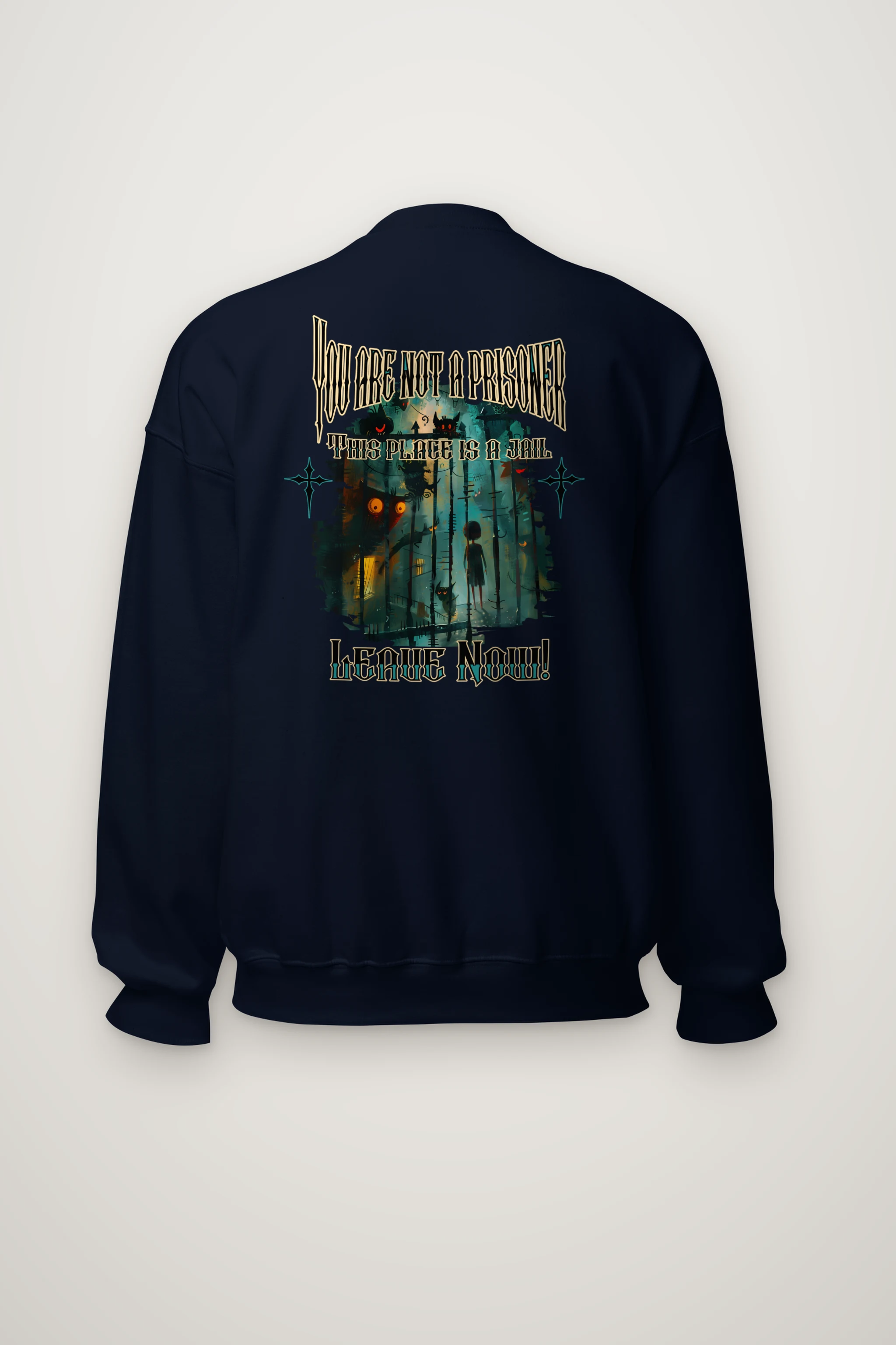 "The Jail Beyond" Heavy Blend Unisex Crewneck Sweatshirt
