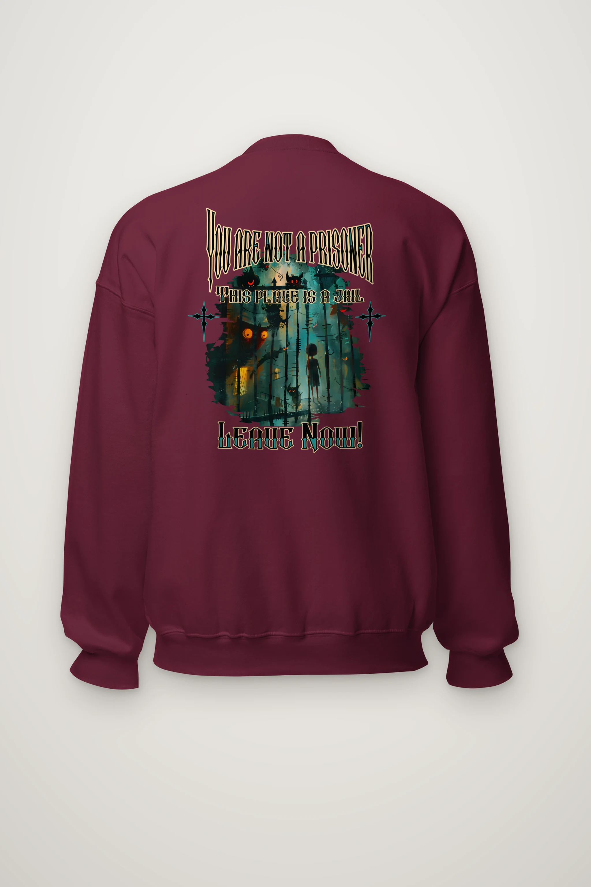 "The Jail Beyond" Heavy Blend Unisex Crewneck Sweatshirt