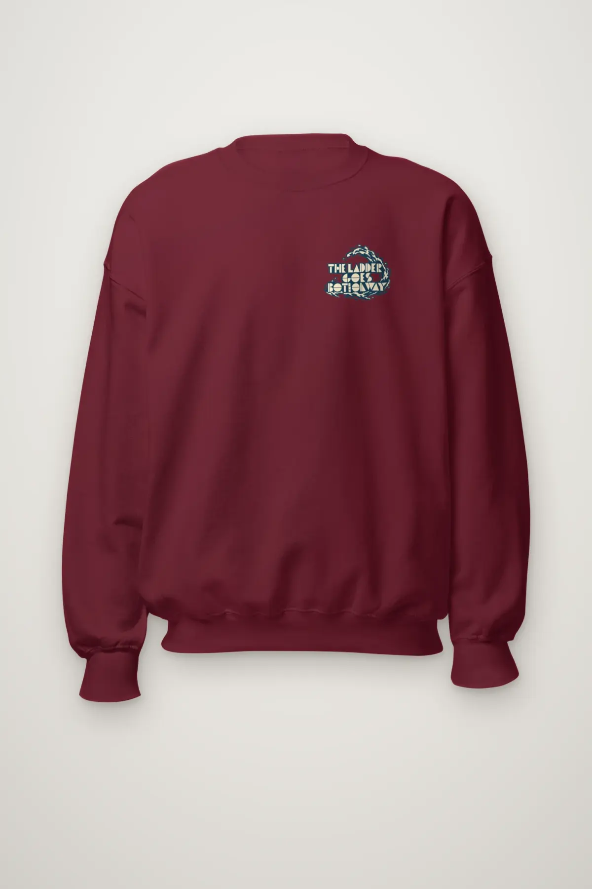 "THE LADDER GOES BOTH WAY" Heavy Blend Unisex Crewneck Sweatshirt