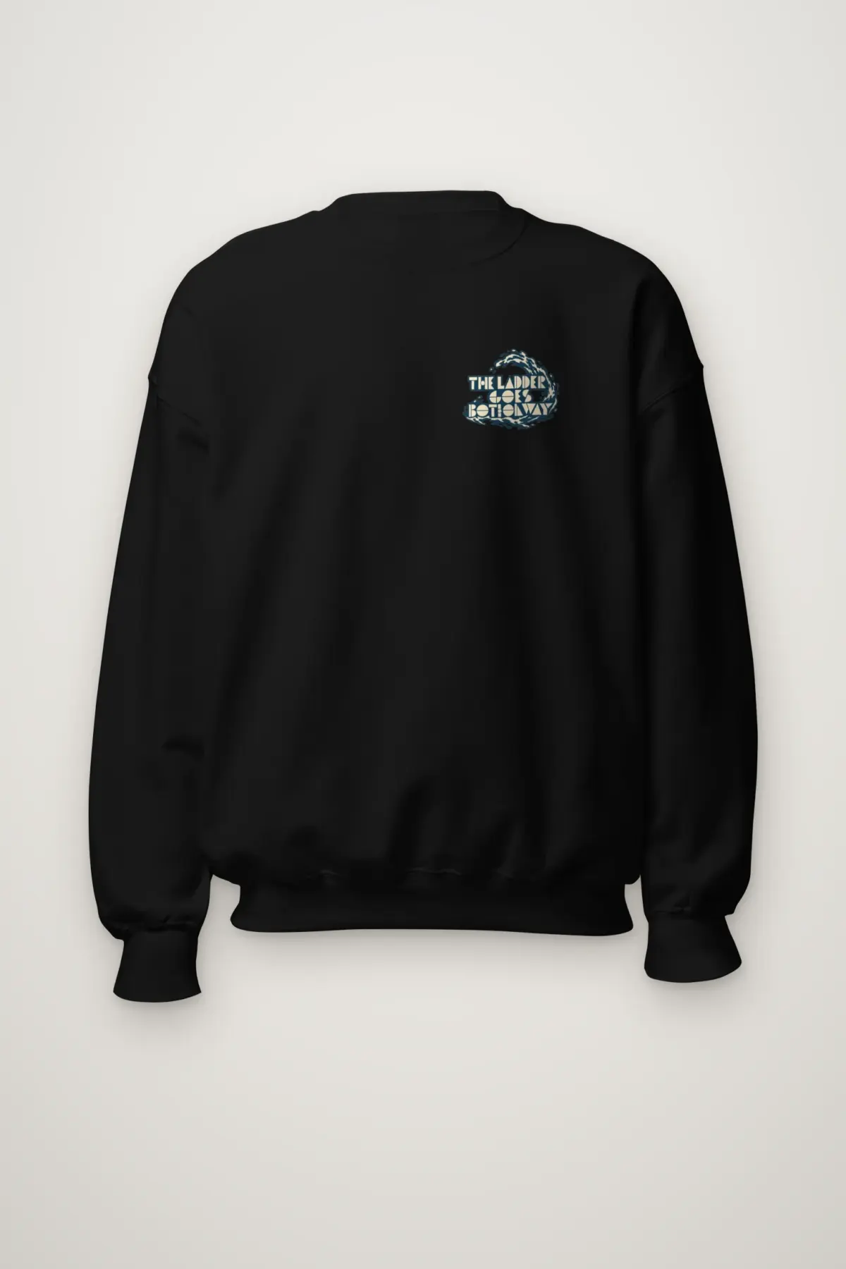 "THE LADDER GOES BOTH WAY" Heavy Blend Unisex Crewneck Sweatshirt
