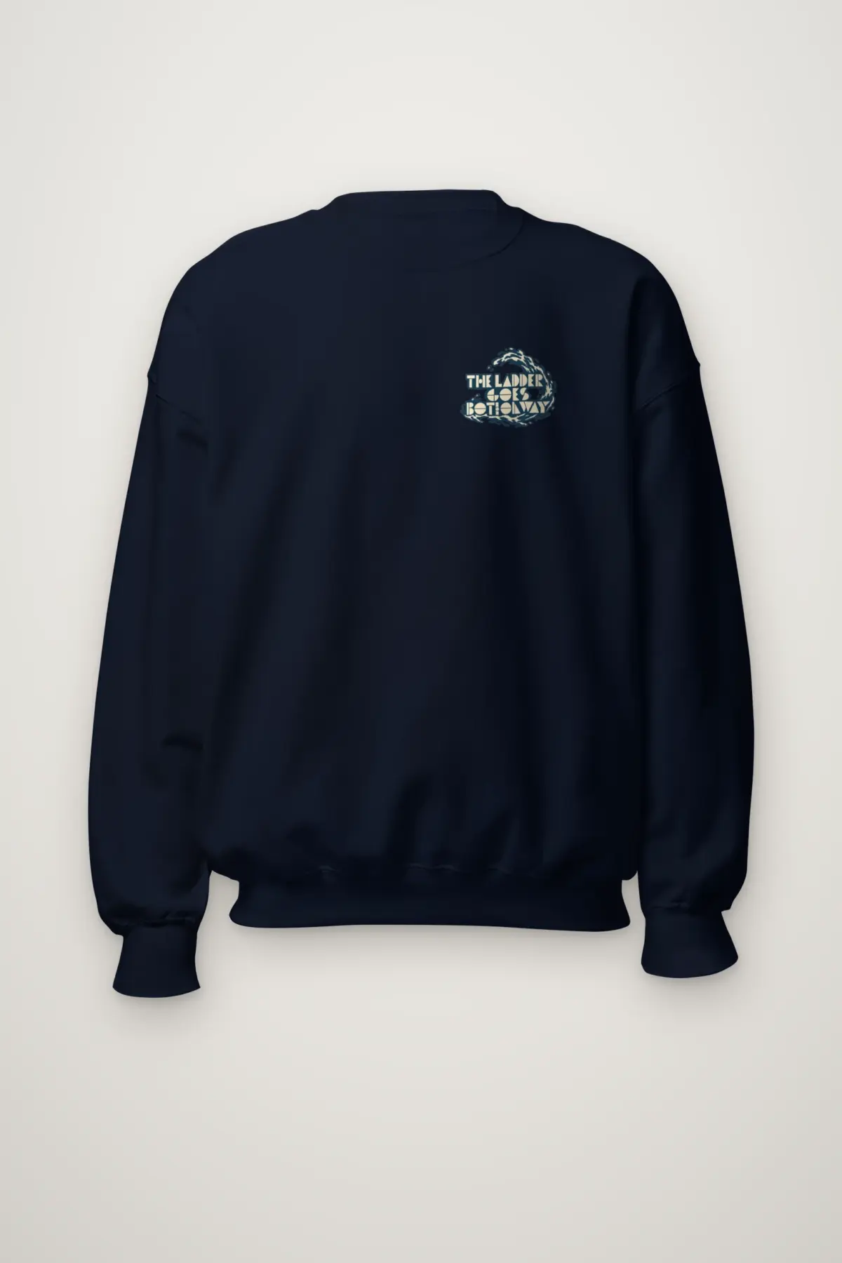 "THE LADDER GOES BOTH WAY" Heavy Blend Unisex Crewneck Sweatshirt