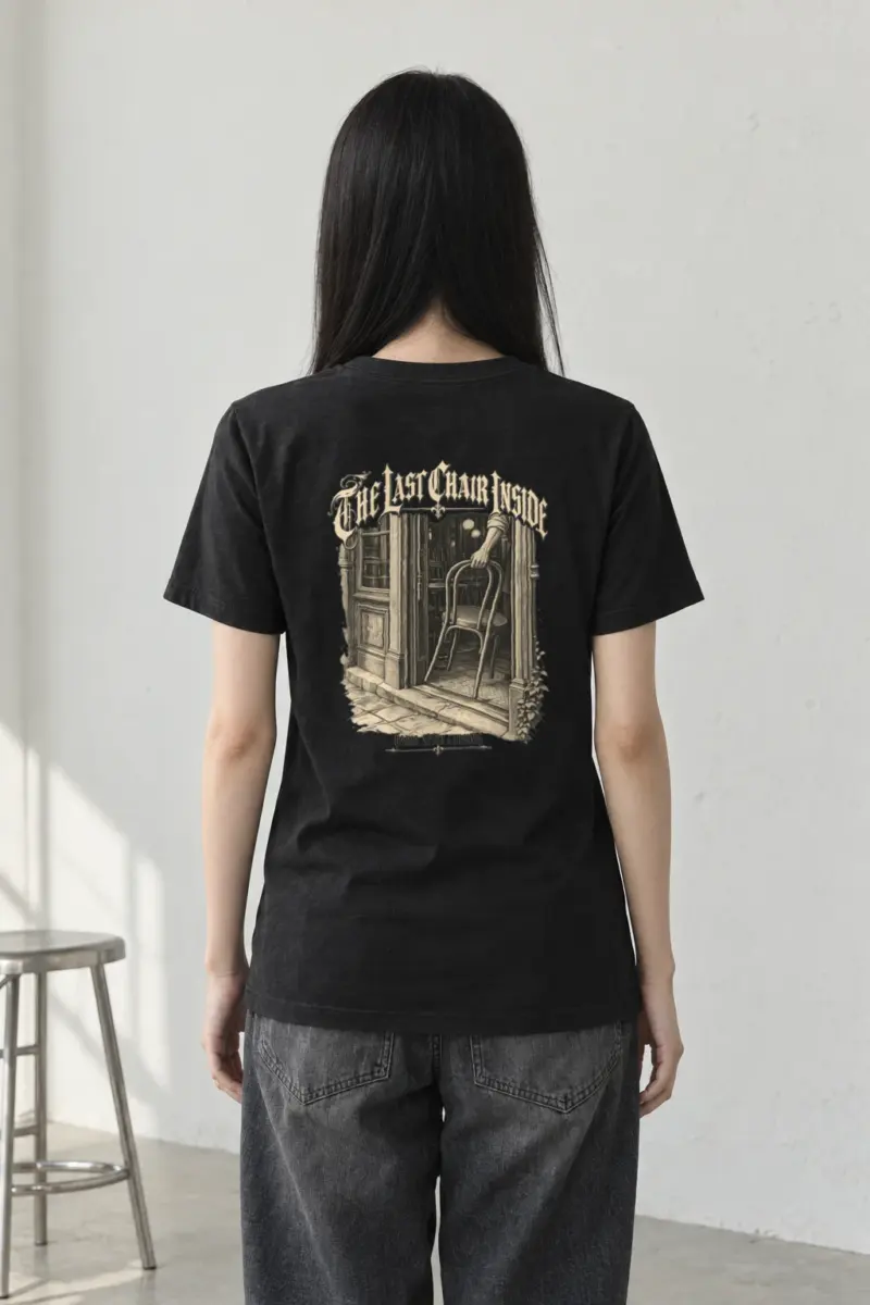 "The Last Chair Inside" Heavyweight Unisex Crewneck T-shirt