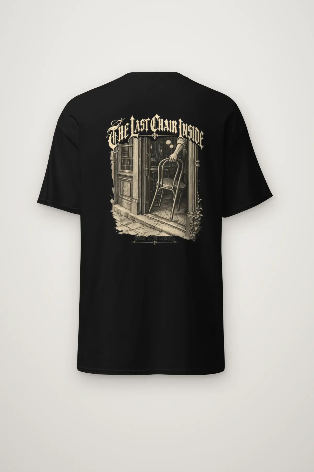"The Last Chair Inside" Heavyweight Unisex Crewneck T-shirt