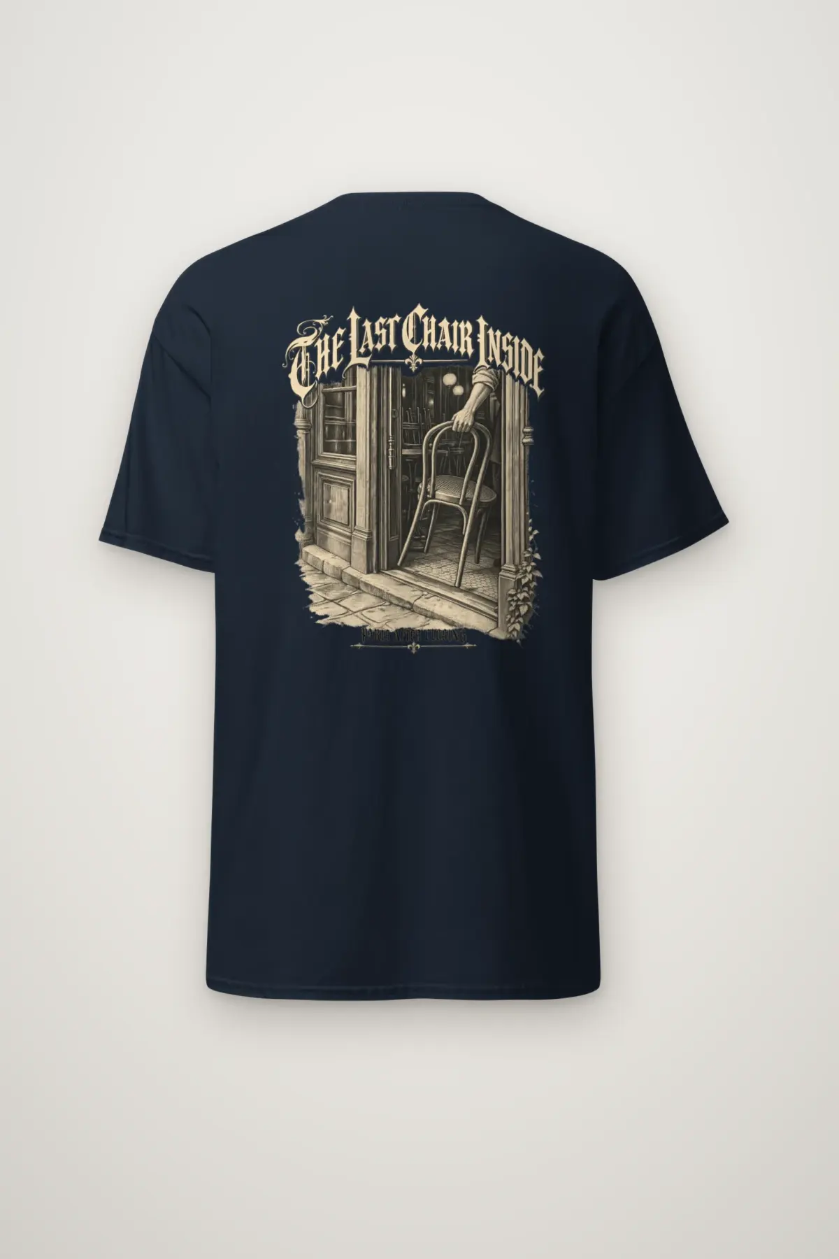 "The Last Chair Inside" Heavyweight Unisex Crewneck T-shirt