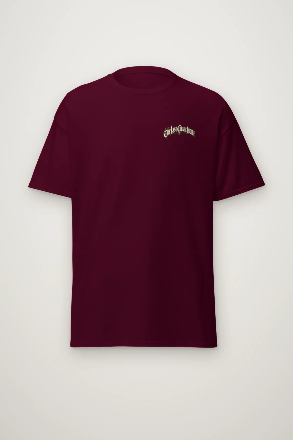 "The Last Chair Inside" Heavyweight Unisex Crewneck T-shirt