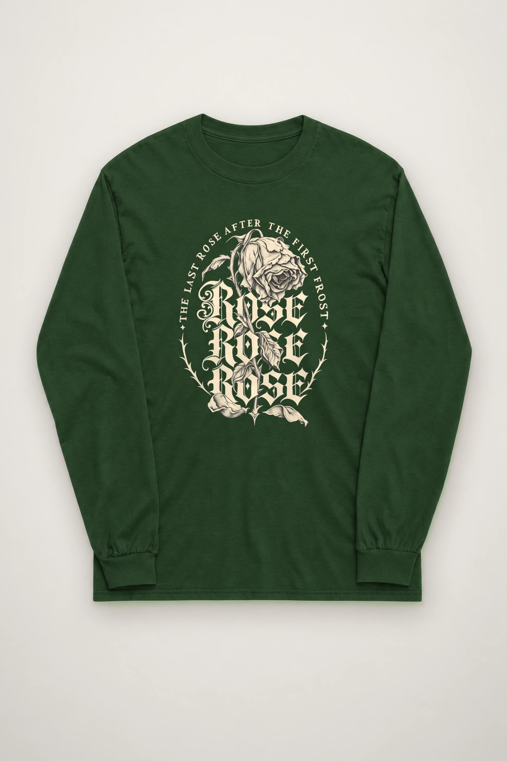 "The Last Rose After The First Frost" Unisex Longsleeve T-shirt