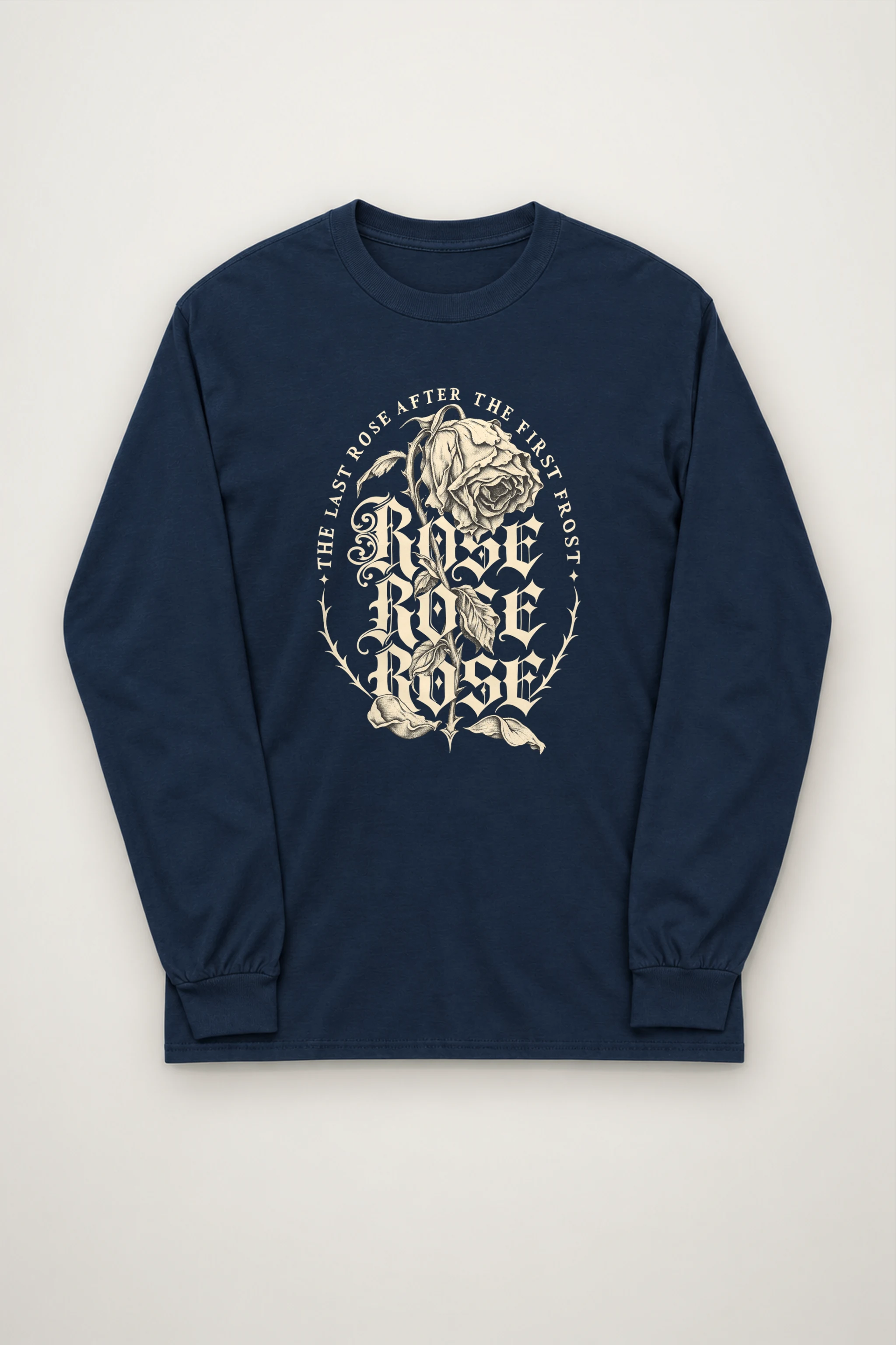 "The Last Rose After The First Frost" Unisex Longsleeve T-shirt