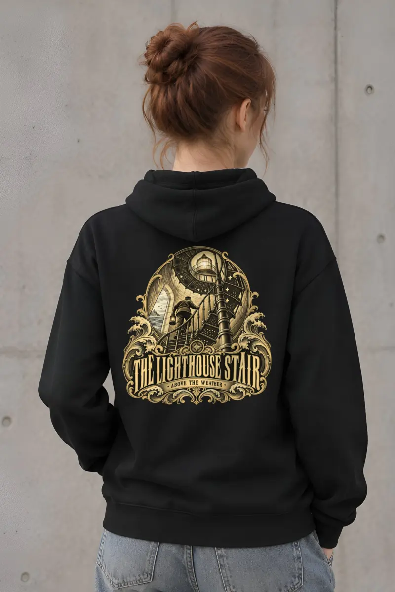 "THE LIGHTHOUSE STAIR" Heavy Blend Unisex Pullover Hoodie