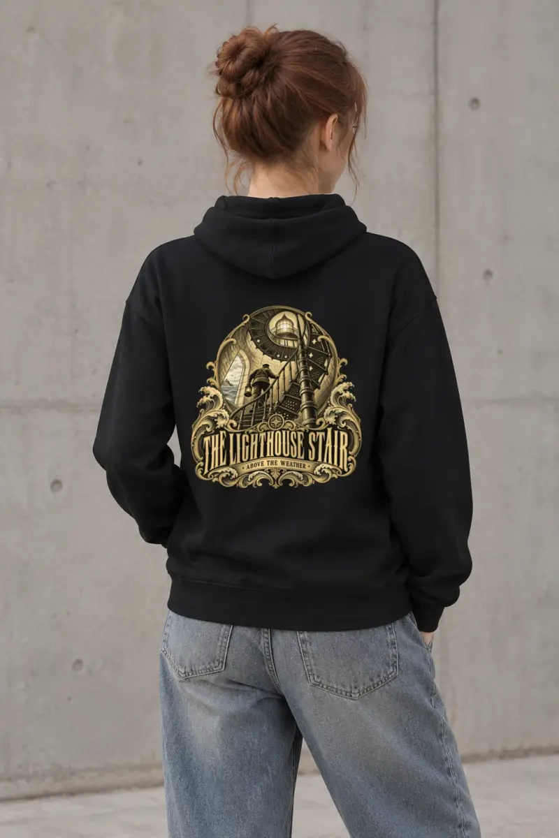 "THE LIGHTHOUSE STAIR" Heavy Blend Unisex Pullover Hoodie